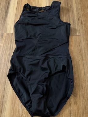 balera Black leotard with mesh XS